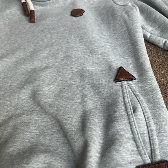 Naketano Sweatshirt Hoodie Blue Medium - Picture 5 of 16
